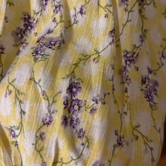 NWT! Chaps Women’s Blouse Spring  DNM 2 YELLOW MU Medium - Picture 9 of 15